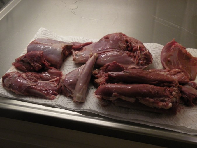 Harkött klart för grytan