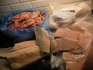 Del av dagens inköp