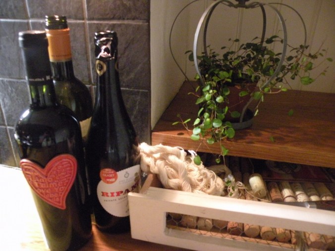 Vin och sparade korkar