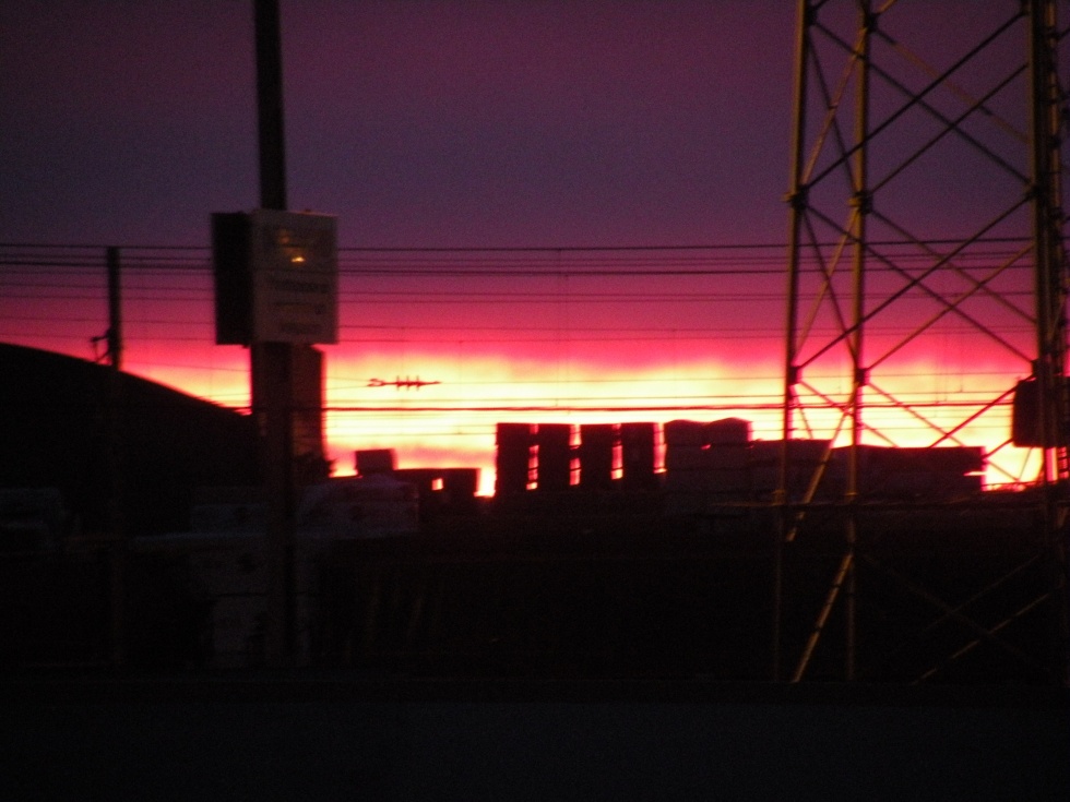 Himmel vid Västerhavet i mars