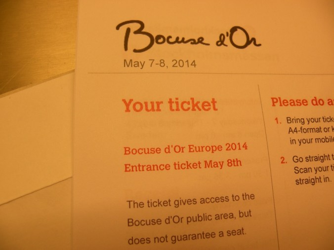 Bocuse d'Or, snart dags. Heja Tommy! 