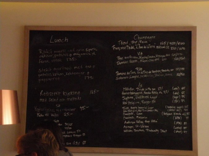 Fredagens meny på Speceriet