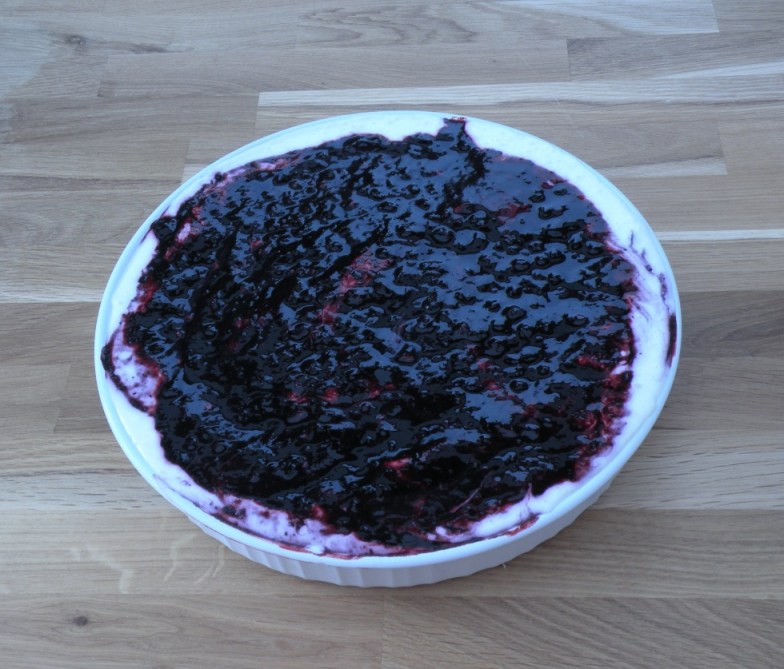 Blåbärspaj till mor!