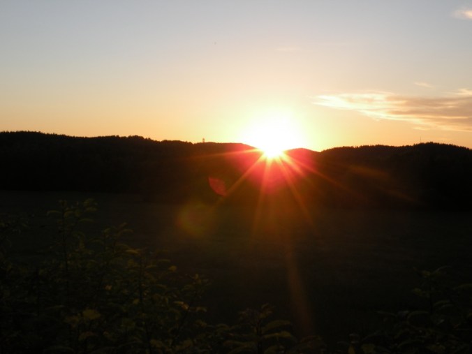 Hjärtlig solnedgång!