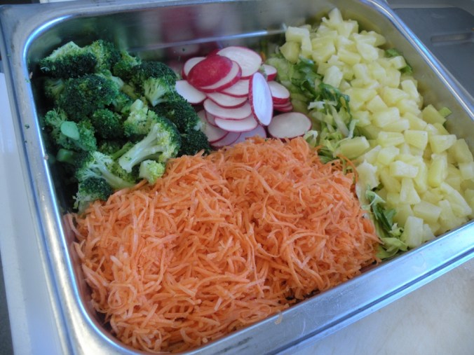 Salladskantin till en förskola