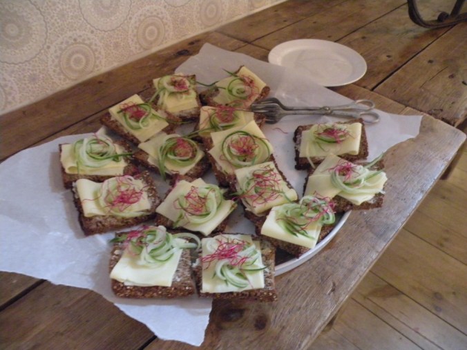 Goda och vackra  smörgåsar