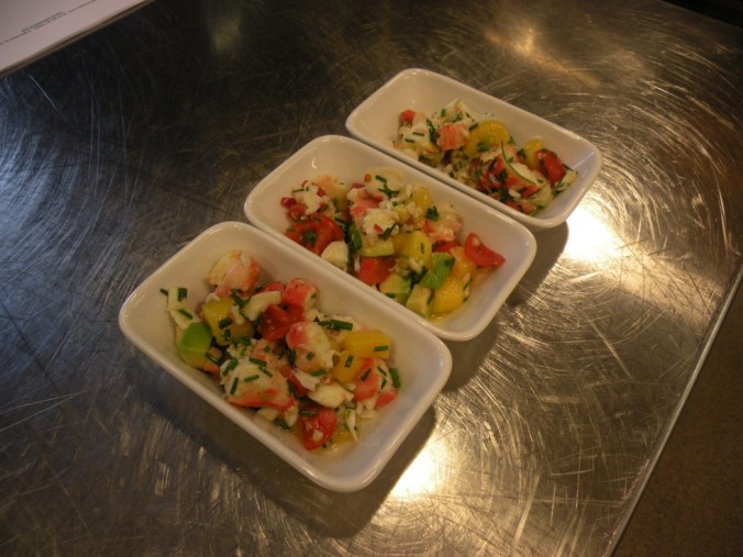 Kamchatkasallad med mango och chili