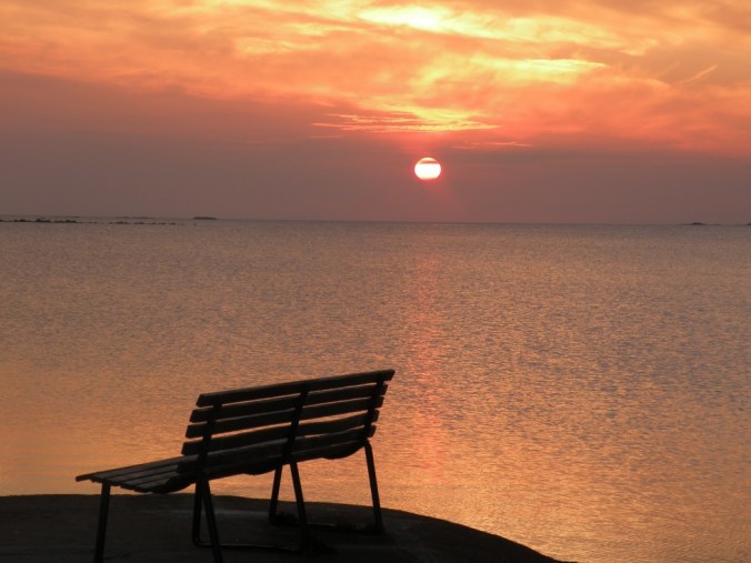 Solnedgång över Västerhavet