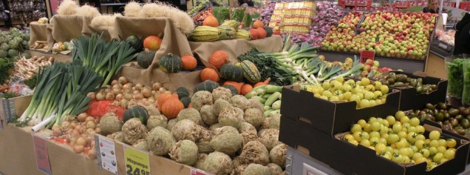 Lockande grönsakstorg!