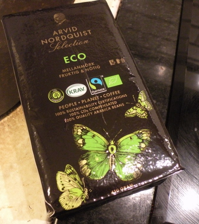 Rättvisemärkt och ekologiskt kaffe från Arvid Nordström