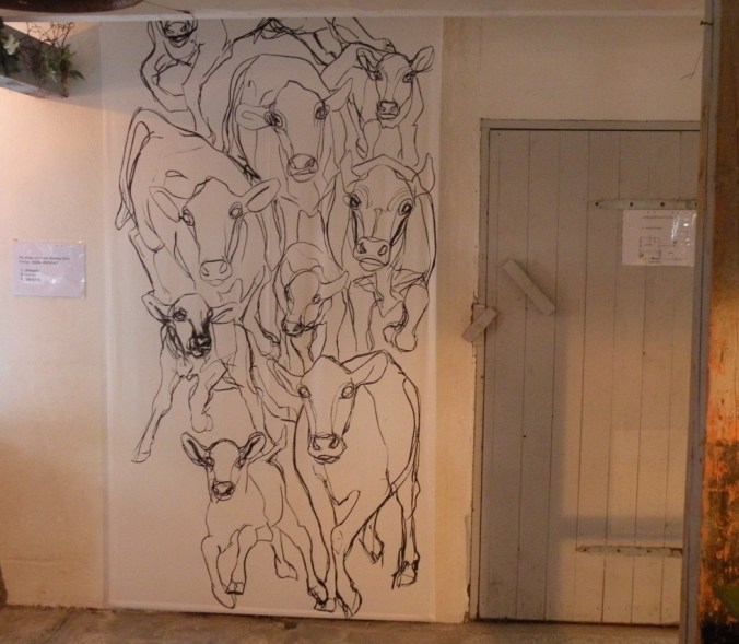 Snart kommer korna utrusande ur tyget!