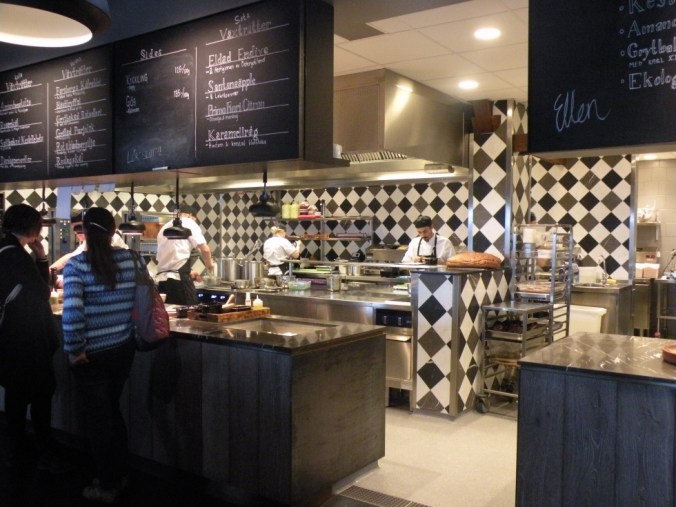 Full action i köket!