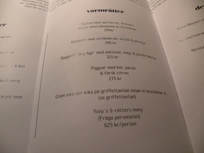 Varmrätter på menyn