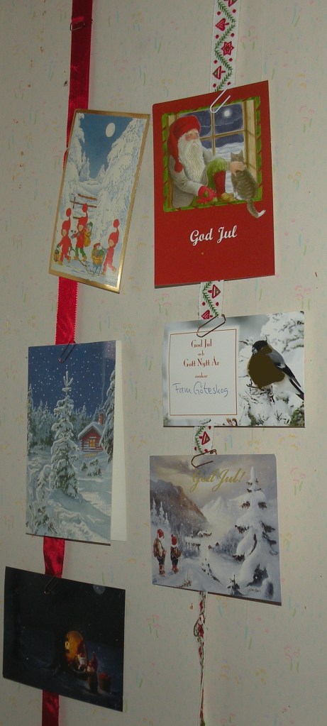 Årets första inkommande julkort!