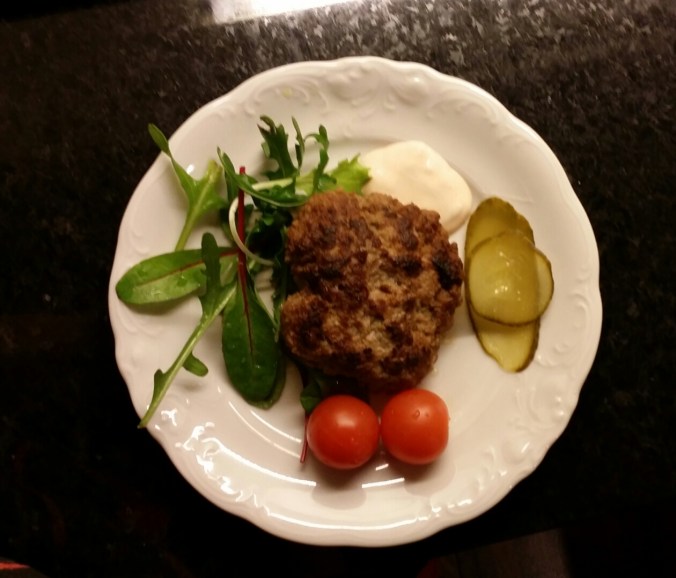 Hamburgare passar alltid!