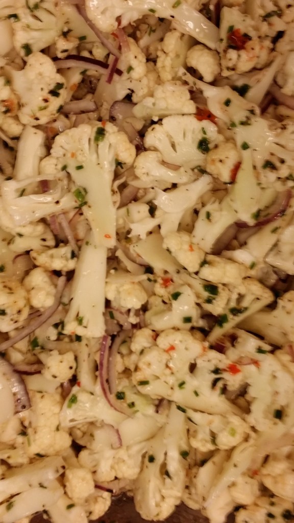 God och snygg blomkålssallad