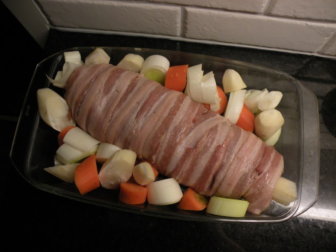 Köttfärslimpa med rotfrukter