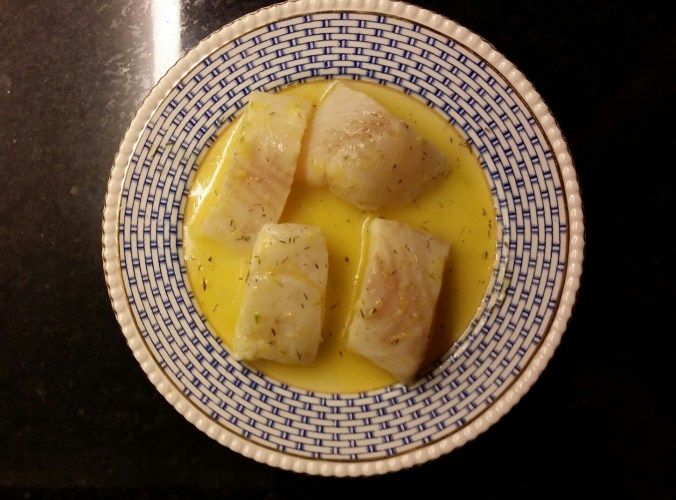 Citronmarinerad torsk 