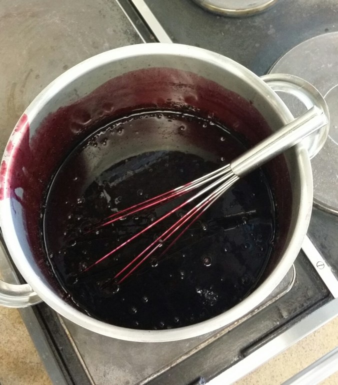 Kokning av blåbärssoppa!