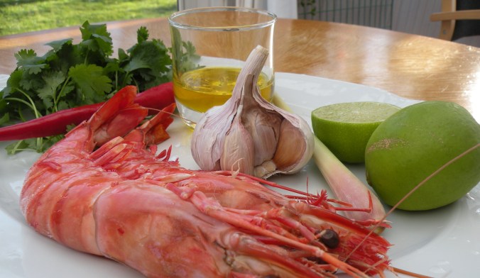 Ingredienser (jag använde inte citrongräset denna gången)