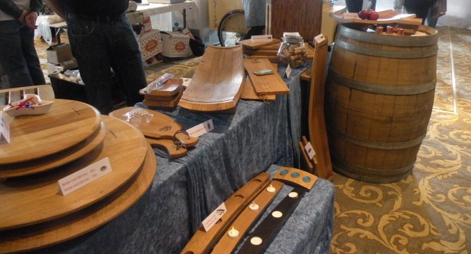 Fina föremål av ek från vinfat