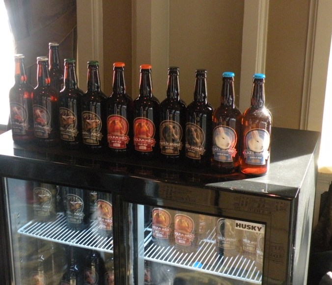 Goda ölsorter av engelsk typ.