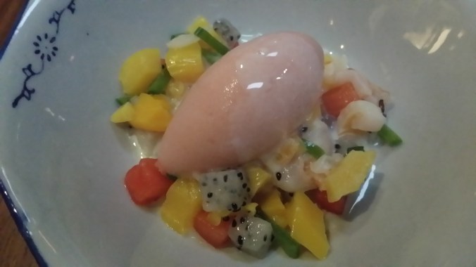 Persiko- & vattenmelonsorbet