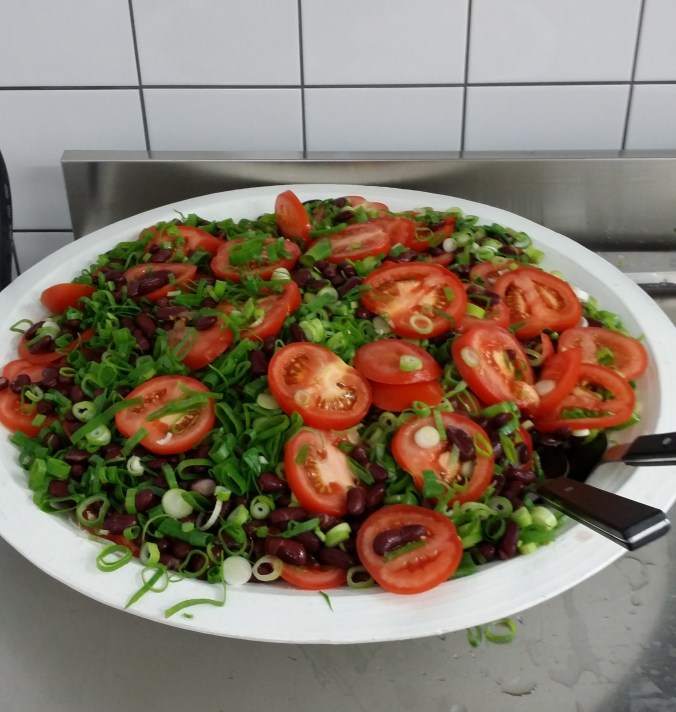 Läcker tomatsallad!