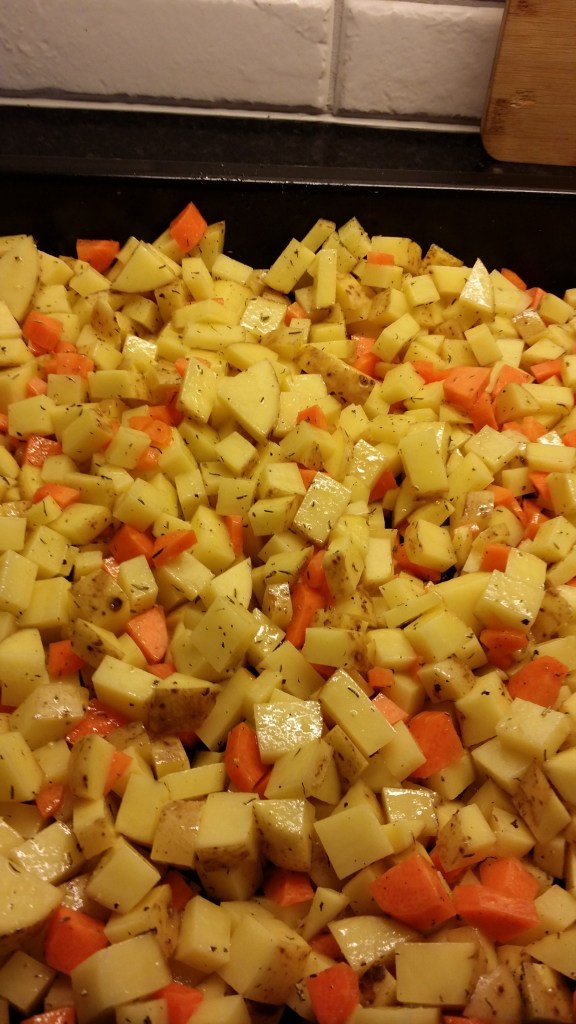 Rå pytt innan köttet