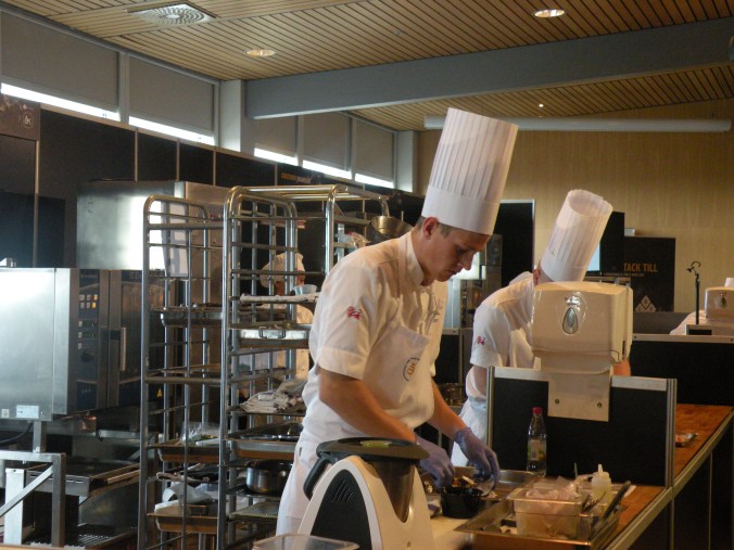 Thomas Sjögren på sin väg mot Årets Kock 2015.