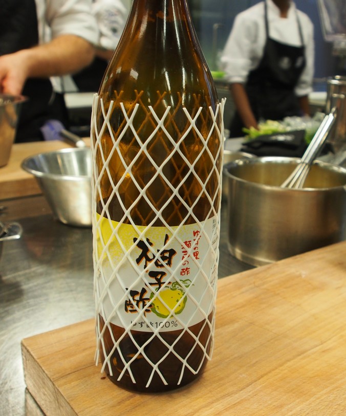 Yuzu - lite sur förvisso men aromatisk och god! 